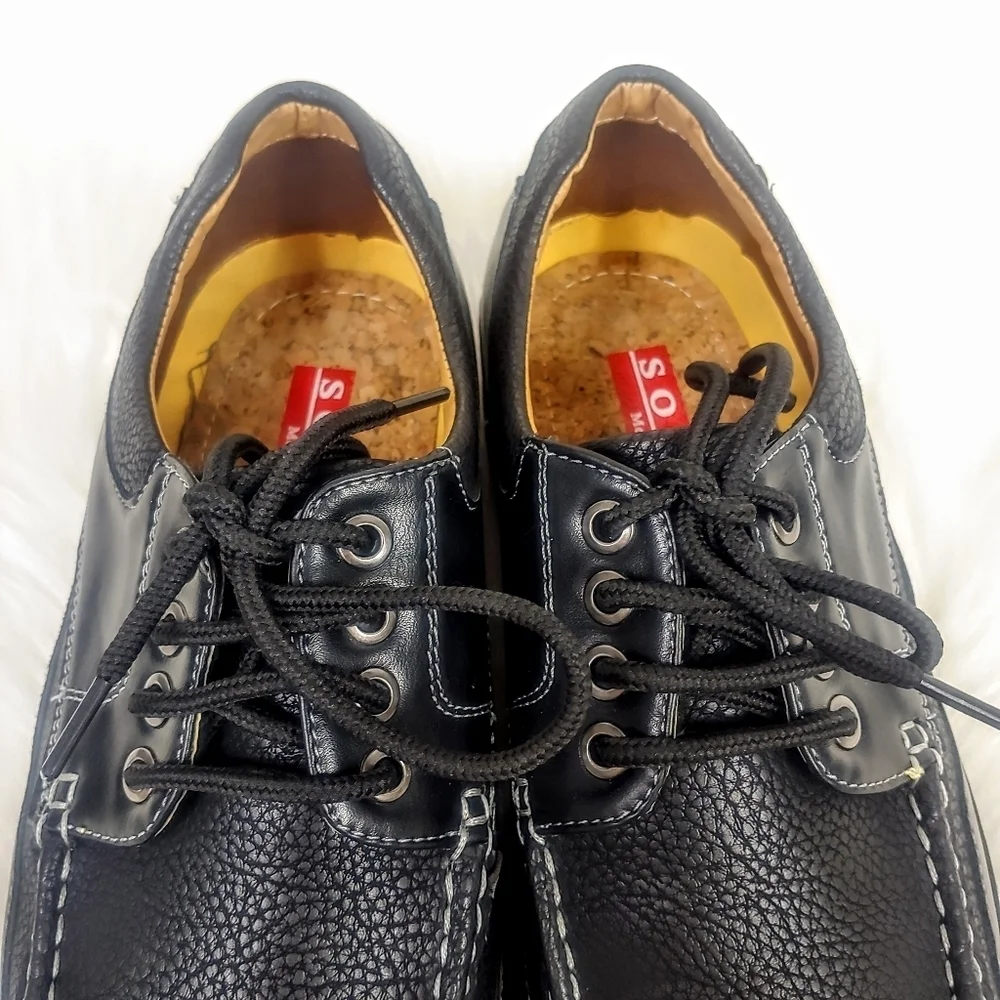 Solo Men's Casual Slip-On or Lace-Up Loafers 7.5